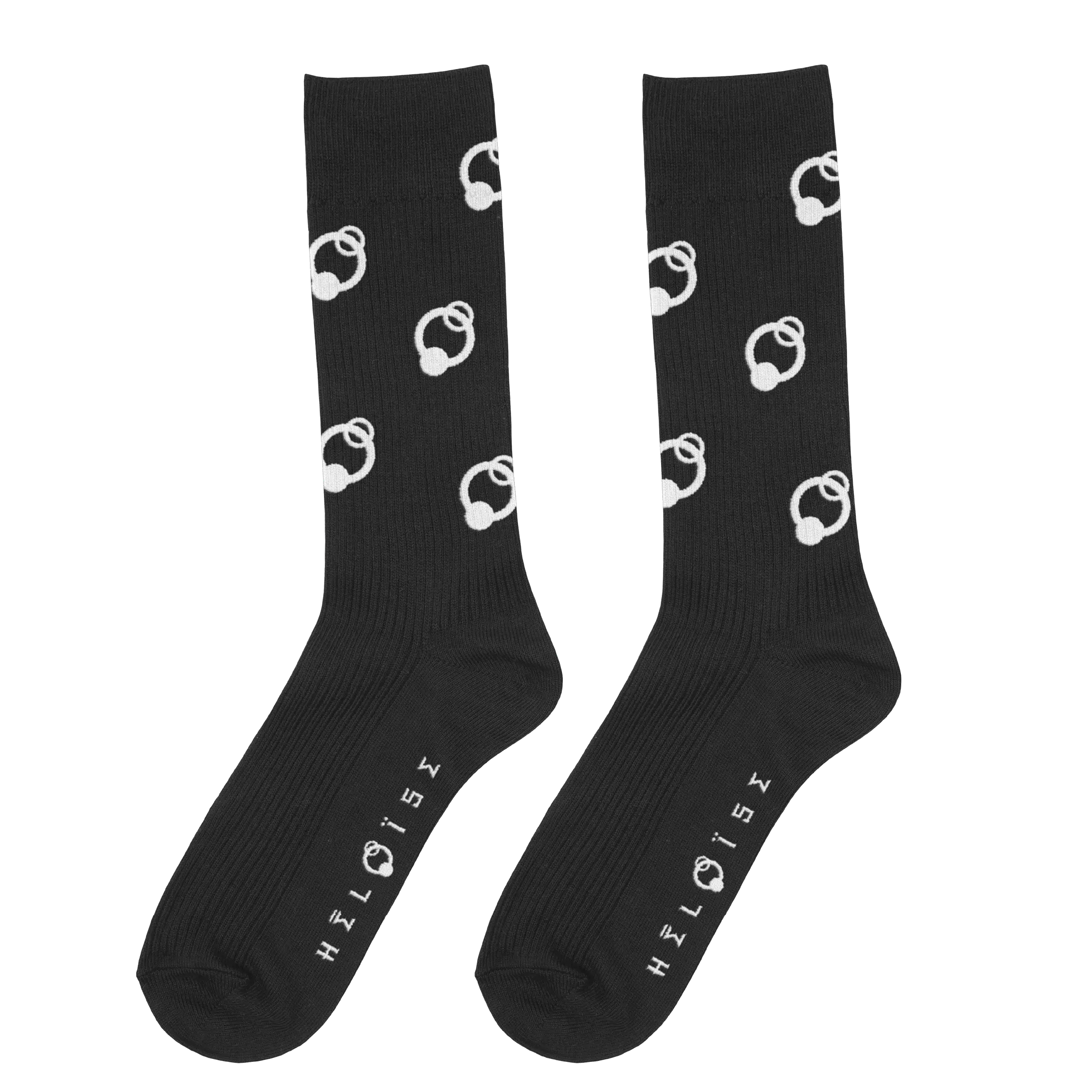 Ørb Pattern Socks – Void Black